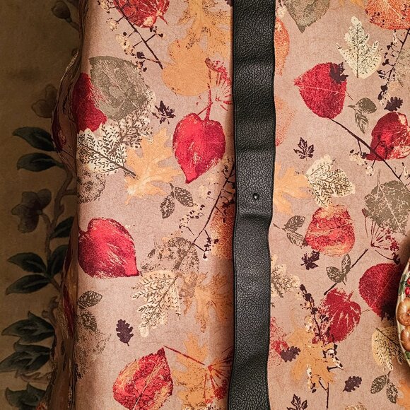 WE Red and Black Scott Leather Kilt Belt with chrome finish Buckle - Picture 5 of 11